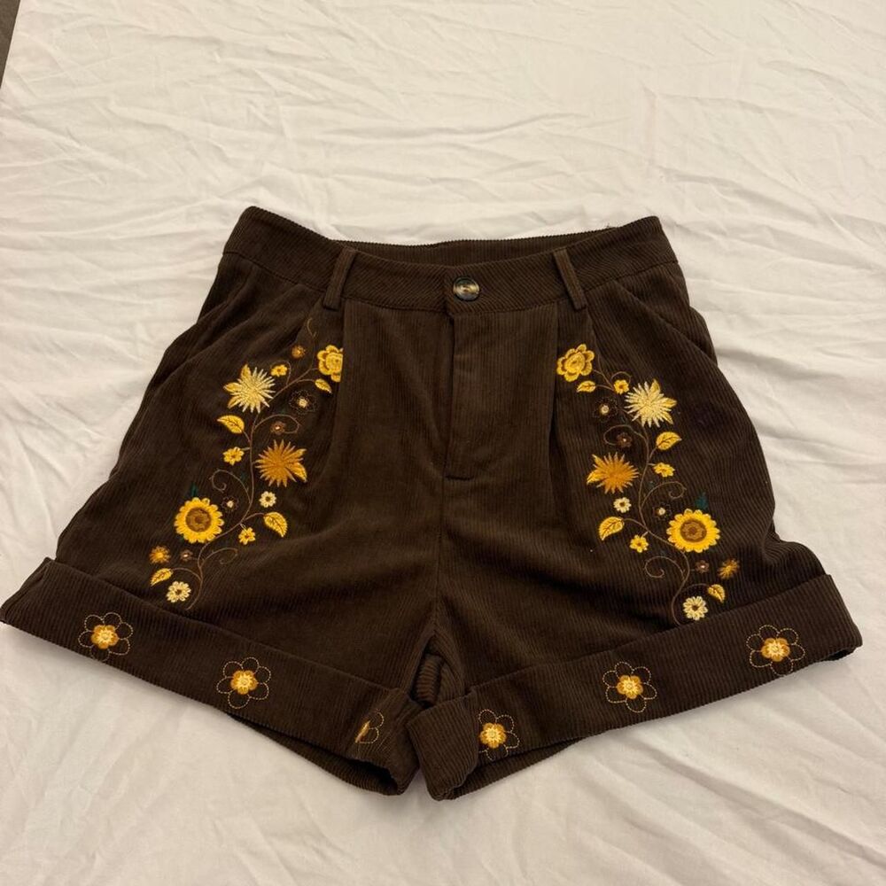 Romwe Women's Brown Shorts